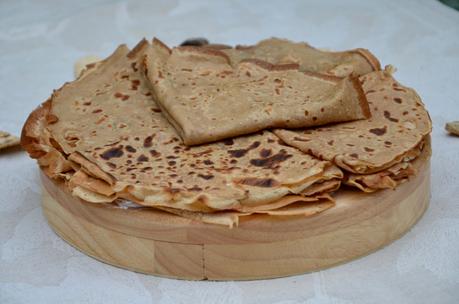 Crêpes à la farine de châtaigne