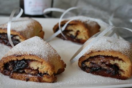 Brioche façon pains au chocolat à la confiture de cerises, Bio, sans oeufs, gluten