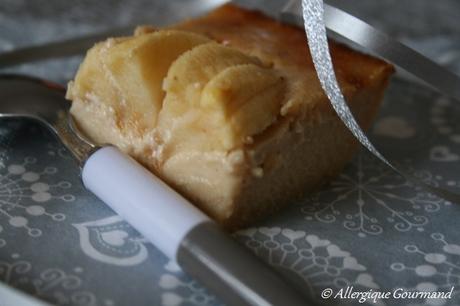 Clafoutis aux pommes Bio, sans oeufs, blé (gluten) ....