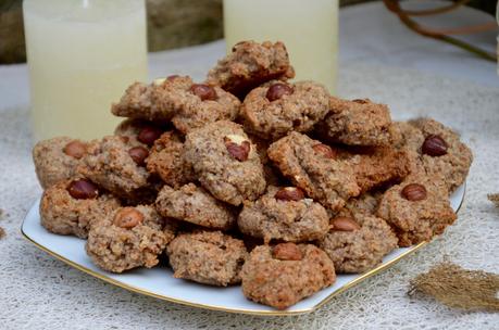 Macarons rustiques aux noisettes