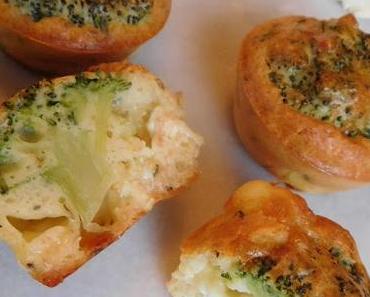 Muffins chèvre et brocolis