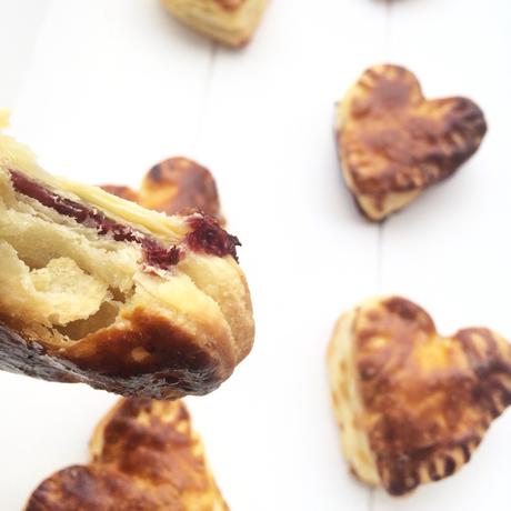 Diy : Coeur feuilletée à la framboise 