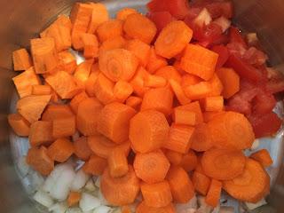 Velouté Carottes-Lentilles Corail Parfumé au Cumin et à la Coriandre.