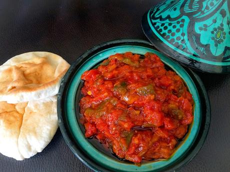 Matbuha  Salade Marocaine de Tomates et Poivrons  Confits