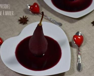 Poires pochées au vin aphrodisiaque
