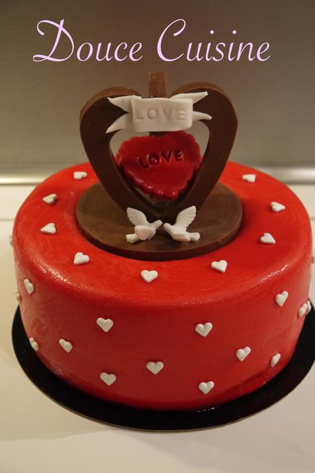 Gâteau Saint Valentin