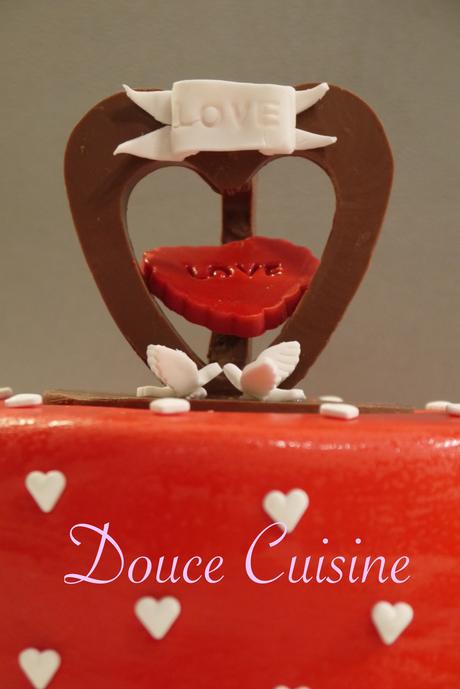 Gâteau Saint Valentin