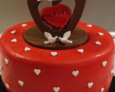Gâteau Saint Valentin