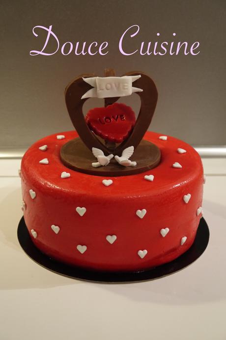 Gâteau Saint Valentin