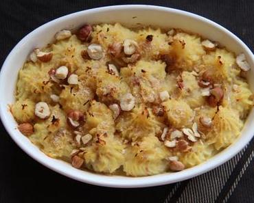 Parmentier de Panais façon duchesse aux noisettes