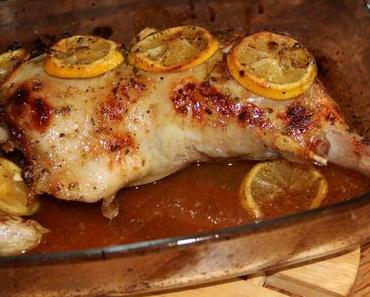 CUISSE DE DINDE GLACEE AU CITRON ET CURRY