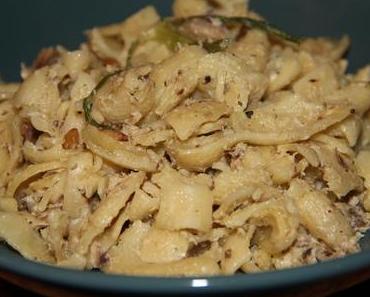 SALADE DE PATES AUX SARDINES ET FROMAGE FRAIS