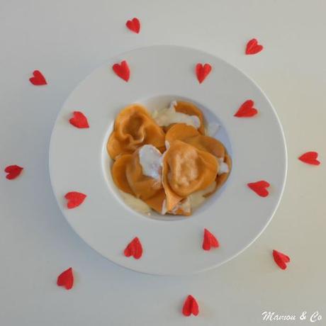 Mon coeur en ravioli pour mon Valentin