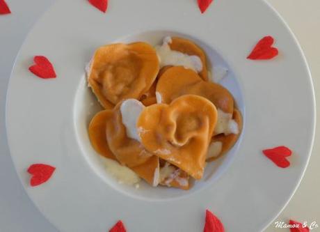 Mon coeur en ravioli pour mon Valentin