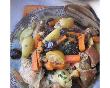 Tajine de lapin au citron confit