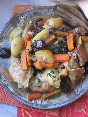 Tajine de lapin au citron confit