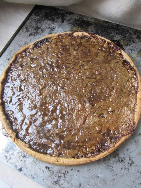 Tarte à la vergeoise brune