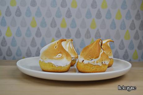 Choux citron meringués