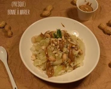 Riz au fenouil et aux cacahuètes