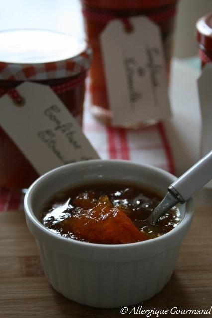 Confiture de citrouille, à la vanille