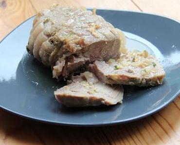 Rôti de Veau au lait et basilic