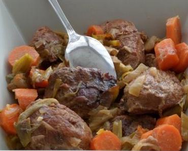 Joues de porc confites au cidre