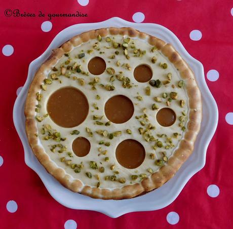 Tarte crémeuse caramel beurre salé et vanille