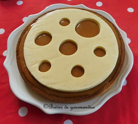 Tarte crémeuse caramel beurre salé et vanille