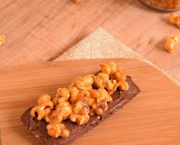 Financiers choco-noisette et pop corn