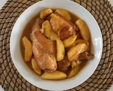 Lapin au cidre, pommes et pain d’épices