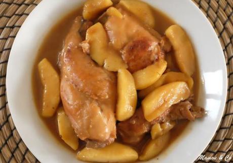 Lapin au cidre, pommes et pain d’épices