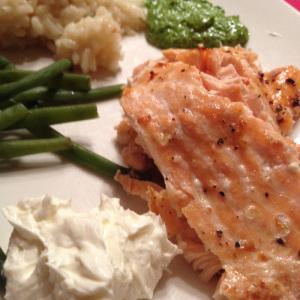 Filet de saumon aux zestes de clémentine