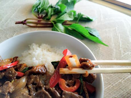 Boeuf Sauté au Basilic Thai Pad Gra Prow