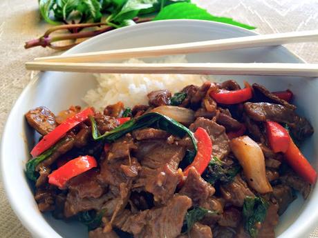 Boeuf Sauté au Basilic Thai Pad Gra Prow