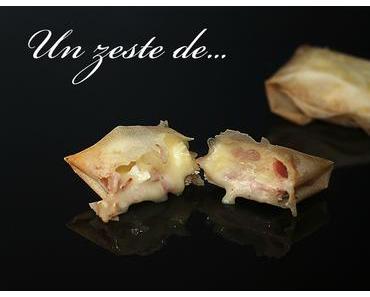 Un zeste de ... croustillant au camembert (ou une idée d'entrée sympa à petit prix)