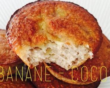Les petits gâteaux (hyper) légers coco-bananes
