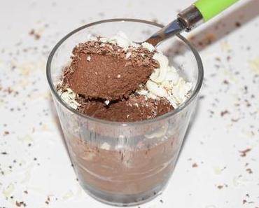 Mousse au chocolat sans oeuf