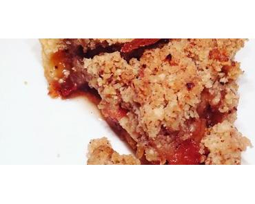 Crumble pie pomme coing