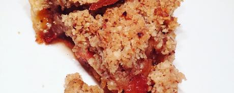 Crumble pie pomme coing