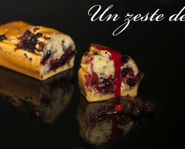 Un zeste de... cake léger aux fruits rouges