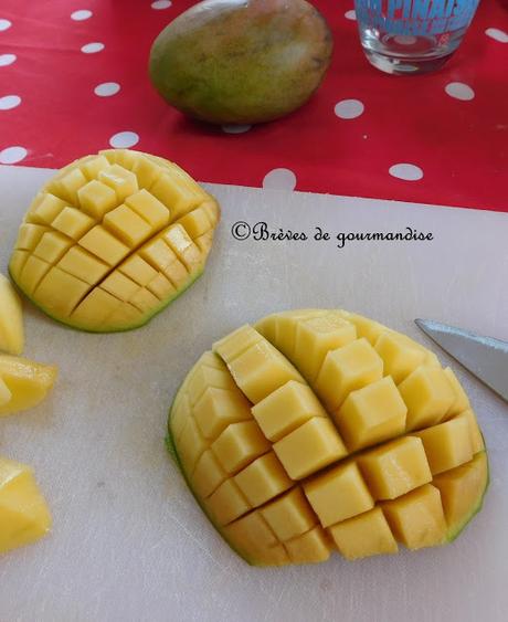 Charlotte vanille mangue {Recette CAP}