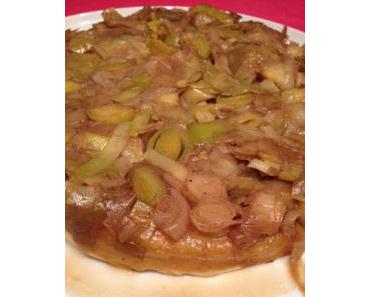 Tarte tatin aux poireaux express