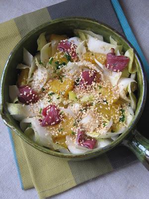 Salade d'endives à l'orange