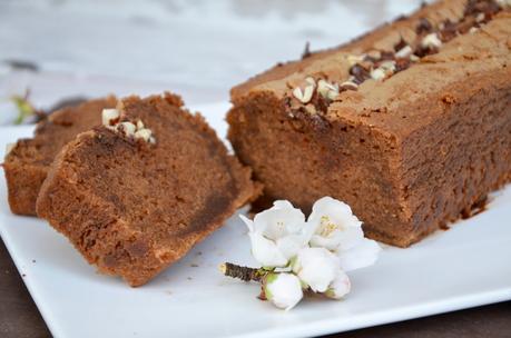 Cake fondant au chocolat praliné