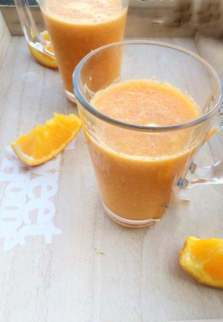 Smoothie Orange, Citron, Carotte et Gingembre 