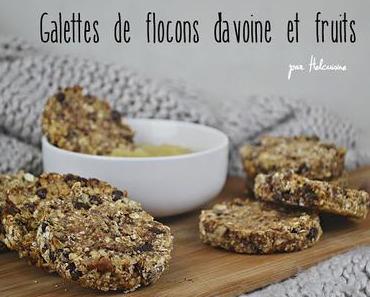 Galettes de flocons d'avoine et fruits secs