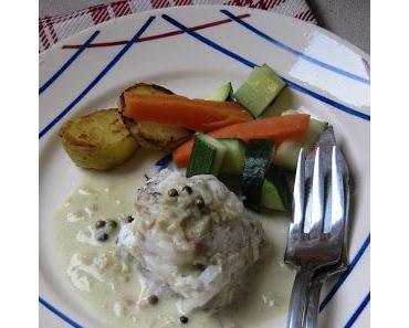 Filet de lotte au poivre vert