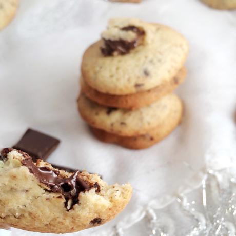 Cookies fourrés au Nuttela. 