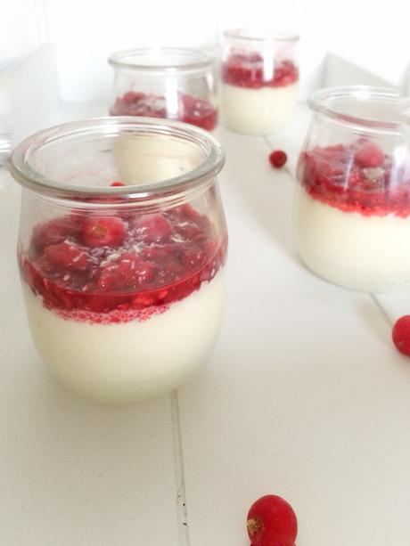 Panna Cotta, Coco/Framboise 