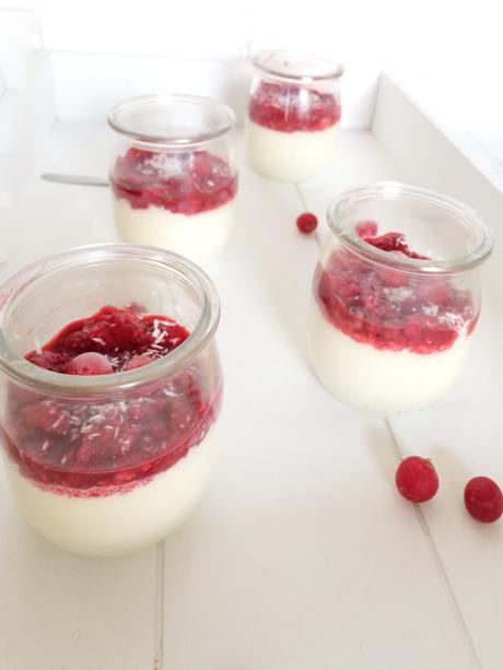 Panna Cotta, Coco/Framboise 